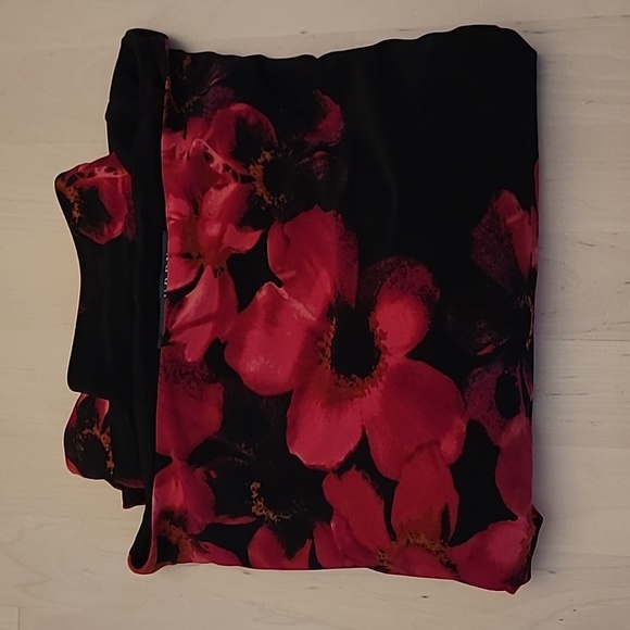 NWOT Lauren Ralph Lauren Ruched Side Three-quarter Sleeved Lined Floral … - Picture 16 of 16